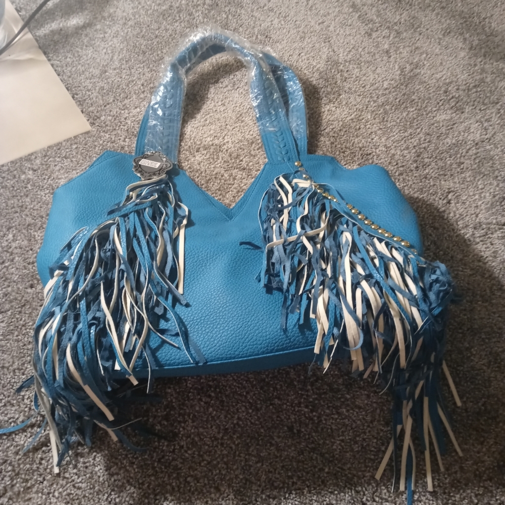 Large purse teal